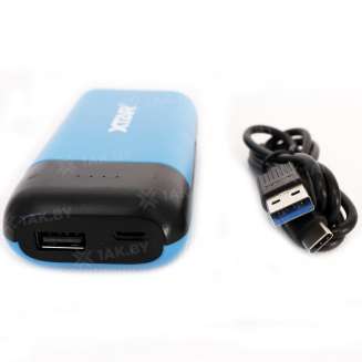 Зарядное устройство XTAR PB2C-blue для аккумуляторных элементов с USB кабелем 2