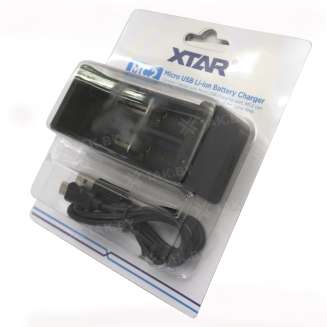 Зарядное устройство XTAR MC2 для аккумуляторных элементов с USB кабелем, Китай 1