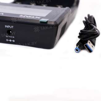 Зарядное устройство XTAR VC4 для аккумуляторных элементов с USB кабелем 5