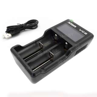 Зарядное устройство XTAR VC2 для аккумуляторных элементов с USB кабелем