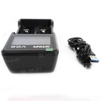 Зарядное устройство XTAR VC2 для аккумуляторных элементов с USB кабелем 6
