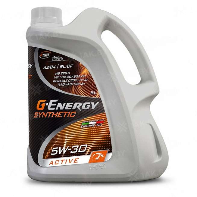 Масло моторное G-Energy Synthetic Active 5W-30 5л, Россия 0