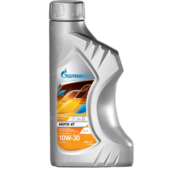 Масло моторное для четырехтактных двигателей Gazpromneft Мoto 4Т 10W-30 0,8л, Россия 0