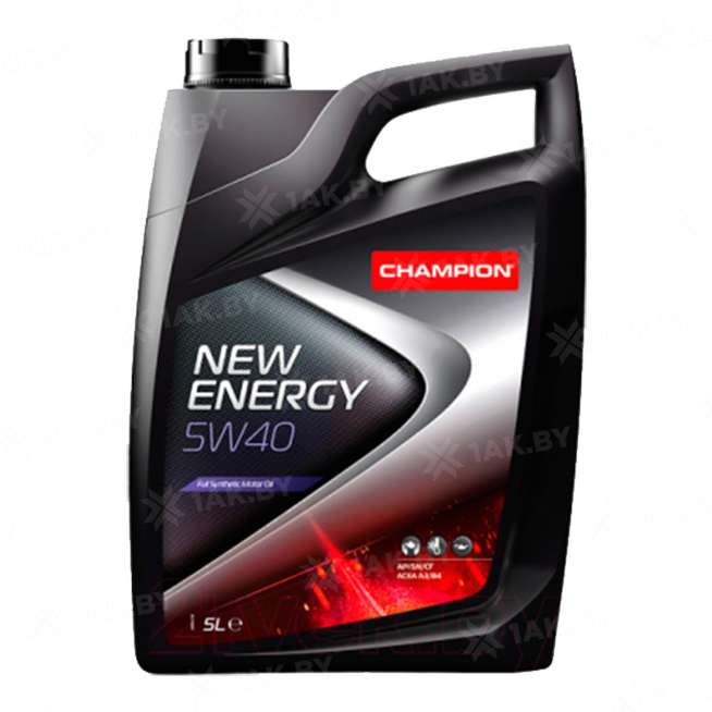Моторное маслно Champion New Energy 5W-40 5л. 0