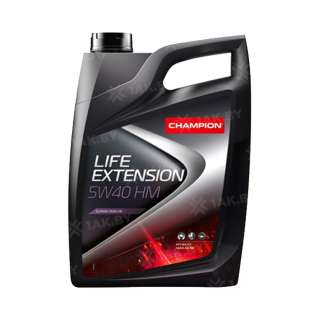 Масло моторное Champion Life Extension 5W-40 HM 5л.