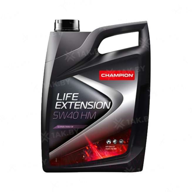 Масло моторное Champion Life Extension 5W-40 HM 5л. 0