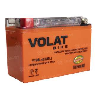 Аккумулятор VOLAT (8 Ah) 115 A, 12 V Прямая, L+ YT9B-4 YT9B-4 (iGEL) 5