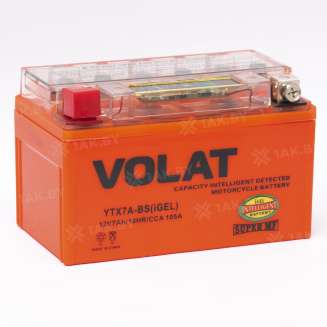 Аккумулятор VOLAT (7 Ah) 105 A, 12 V Прямая, L+ YTX7A-BS YTX7A-BS(iGEL) 0