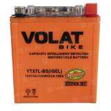 Аккумулятор VOLAT (7 Ah) 100 A, 12 V Обратная, R+ YTX7L-BS YTX7L-BS(iGEL)Volat