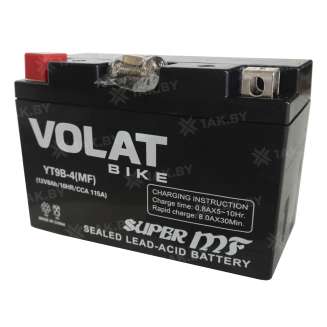 Аккумулятор VOLAT (8 Ah) 115 A, 12 V Прямая, L+ YT9B-4 YT9B-4 (MF) 5