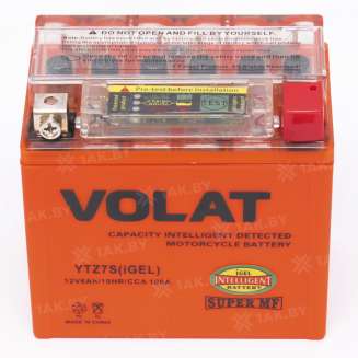 Аккумулятор VOLAT (6 Ah) 100 A, 12 V Обратная, R+ YTZ7S YTZ7S (iGEL) 4