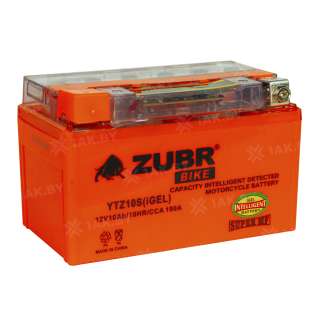Аккумулятор для мотоцикла ZUBR (10 Ah) 190 A, 12 V Прямая, L+ YTZ10S YTZ10S (iGEL) Аккумулятор для мотоцикла ZUBR (10 Ah) 190 A, 12 V Прямая, L+ YTZ10S YTZ10S (iGEL)