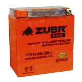 Аккумулятор ZUBR (16 Ah) 230 A, 12 V Прямая, L+ YTX16-BS YTX16-BS (iGEL)