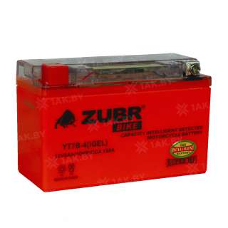 Аккумулятор для мотоцикла ZUBR (8 Ah) 130 A, 12 V Прямая, L+ YT7B-4 YT7B-4 (iGEL) Аккумулятор для мотоцикла ZUBR (8 Ah) 130 A, 12 V Прямая, L+ YT7B-4 YT7B-4 (iGEL)