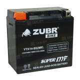 Аккумулятор ZUBR (14 Ah) 200 A, 12 V Прямая, L+ YTX14-BS YTX14-BS (MF)