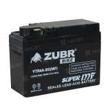 Аккумулятор ZUBR (2.5 Ah) 45 A, 12 V Обратная, R+ YTR4A-BS YTR4A-BS (MF)
