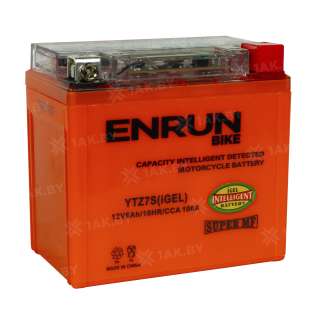 Аккумулятор для мотоцикла ENRUN (6 Ah) 100 A, 12 V Обратная, R+ YTZ7S YTZ7S (iGEL) Аккумулятор для мотоцикла ENRUN (6 Ah) 100 A, 12 V Обратная, R+ YTZ7S YTZ7S (iGEL)