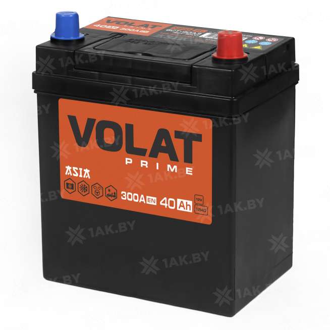Аккумулятор VOLAT Prime Asia (40 Ah) 300 A, 12 V Обратная, R+ B19 VP400J 0