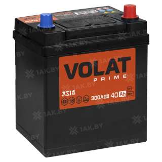 Аккумулятор VOLAT Prime Asia (40 Ah) 300 A, 12 V Обратная, R+ B19 VP400J Аккумулятор VOLAT Prime Asia (40 Ah) 300 A, 12 V Обратная, R+ B19 VP400J