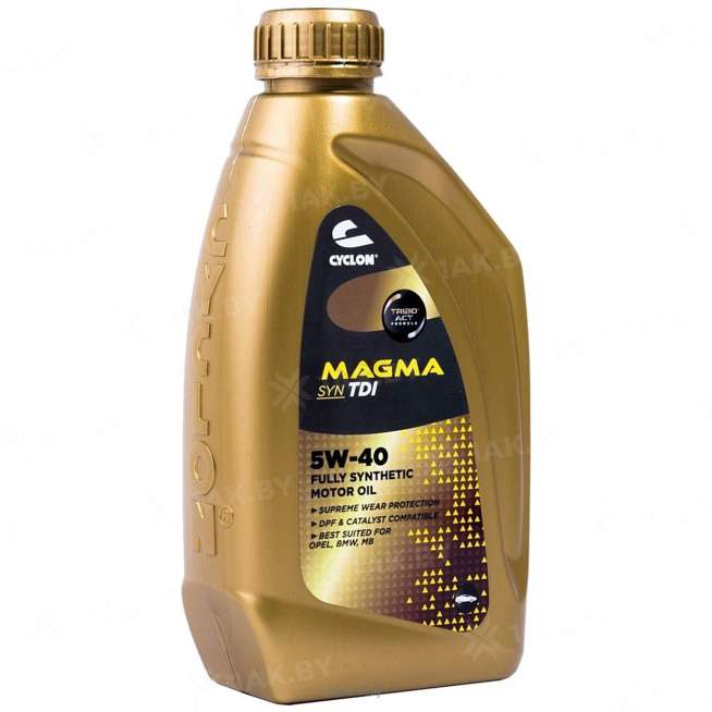 Моторное масло CYCLON MAGMA SYN TDI 5W-40 1л., Греция 0