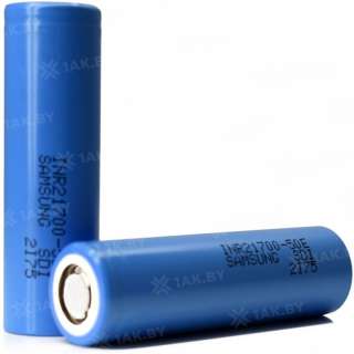 Samsung Li-ion INR21700-50E (3.6 В, 5000 мАч, 9.8А)