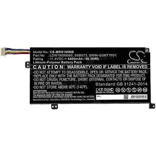 Аккумулятор для ноутбуков MECHREVO ( p/n:) 11.4 V 4.4 Ah арт. CS-MRS100NB