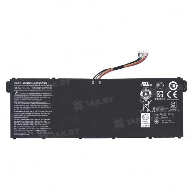 Аккумулятор для ноутбуков ACER E3-112 (Aspire p/n:AC14B18J) 15.2 V 3 Ah арт. 012926 0