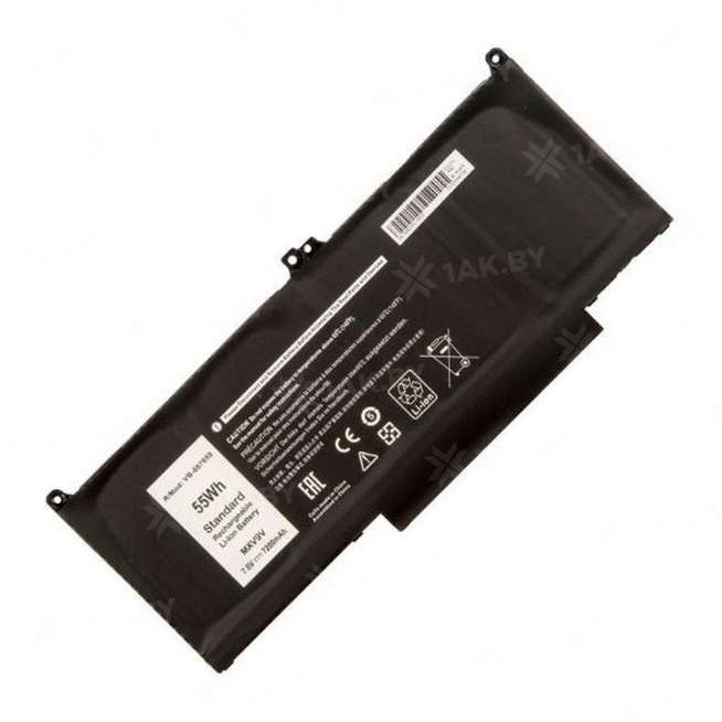 Аккумулятор для ноутбуков DELL 5300 (Latitude 13 p/n:05VC2M) 7.6 V 7.2 Ah арт. P-869962 0