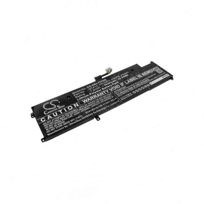 Аккумулятор для ноутбуков DELL 7370 (Latitude 13 p/n:WY7CG) 7.6 V 5.65 Ah арт. P101.00194 0