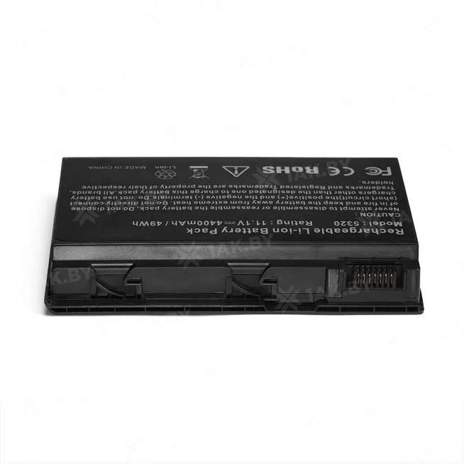 Аккумулятор для ноутбуков ACER 5120 (Extensa p/n:3UR18650Y-2-INV-10) 11.1 V 4.4 Ah арт. TOP-94662 0