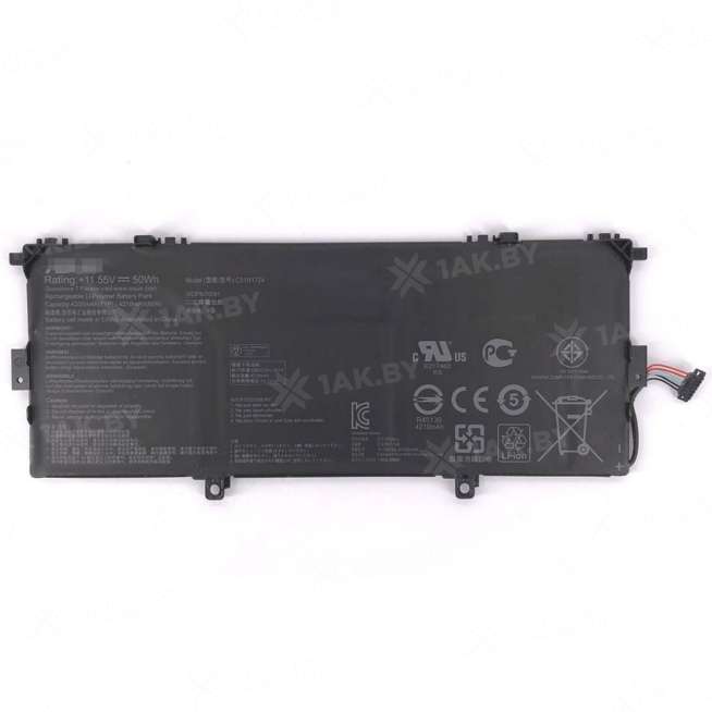 Аккумулятор для ноутбуков ASUS 13 UX331U (ZenBook p/n:C31N1724) 11.55 V 4.4 Ah арт. BAT-AS-236 0