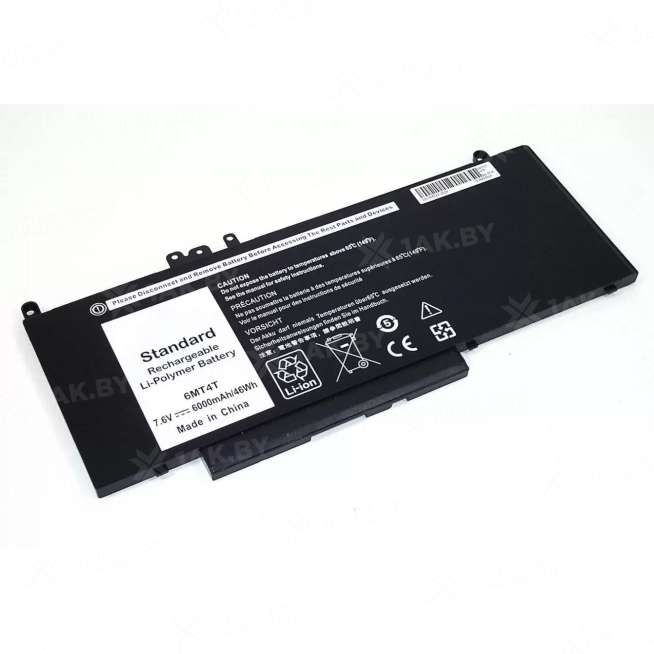 Аккумулятор для ноутбуков DELL E5450 (Latitude p/n:6MT4T) 7.6 V 6 Ah арт. 064913 0
