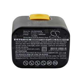 Аккумулятор для электроинструмента PANASONIC EY3653CQ (EY Series p/n:EY9065) 7.2 V 2 Ah арт. CS-PEZ365PW Аккумулятор для электроинструмента PANASONIC EY3653CQ (EY Series p/n:EY9065) 7.2 V 2 Ah арт. CS-PEZ365PW