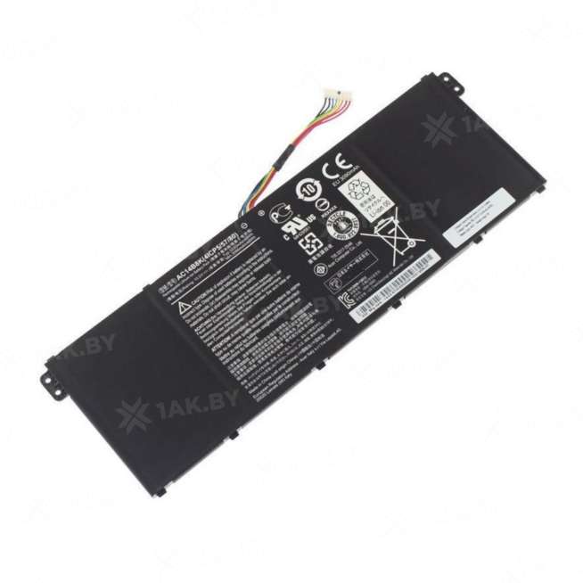 Аккумулятор для ноутбуков ACER E3-112 (Aspire p/n:AC14B18J) 11.4 V 3.16 Ah арт. NBB-00-00014438 0