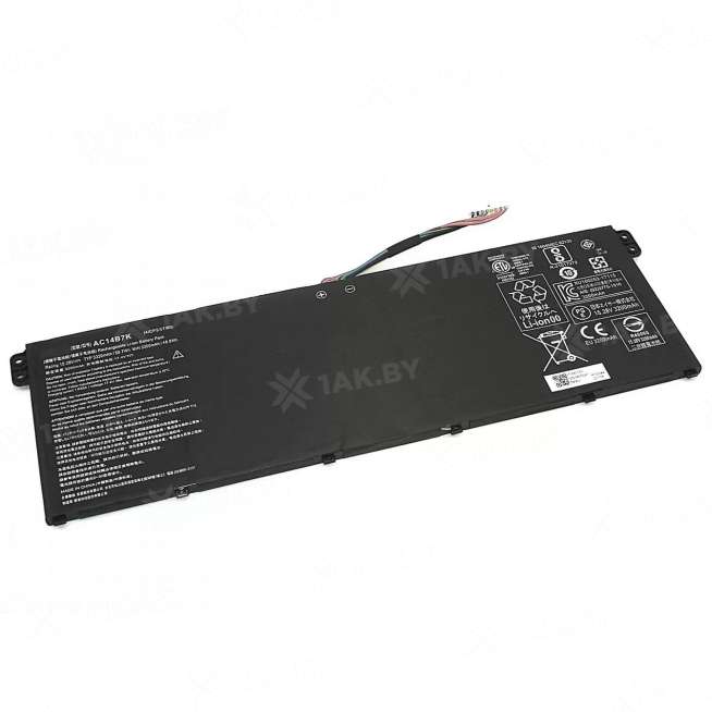 Аккумулятор для ноутбуков ACER 3 SF3 (Swift p/n:AC14B7K) 15.28 V 3.32 Ah арт. 074282 0