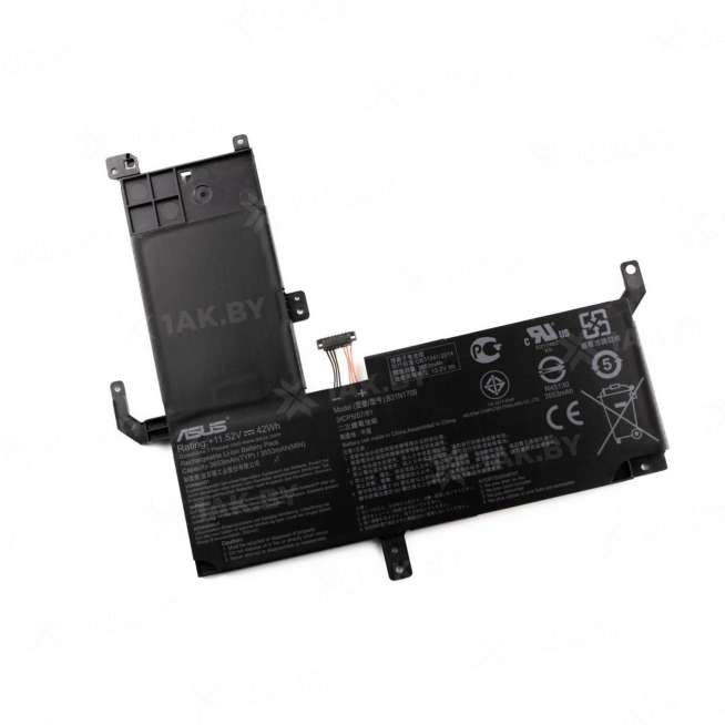 Аккумулятор для ноутбуков ASUS TP510 (VivoBook Flip 15 p/n:B31N1708) 11.52 V 3.65 Ah арт. P-799558 0