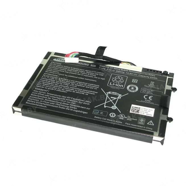 Аккумулятор для ноутбуков DELL M11X (Alienware p/n:PT6V8) 14.8 V 4 Ah арт. 021234 0