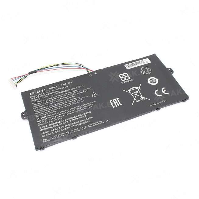 Аккумулятор для ноутбуков ACER 5 SF514-52T-52DL (Swift p/n:AP16L5J) 7.4 V 4.35 Ah арт. 087680 0