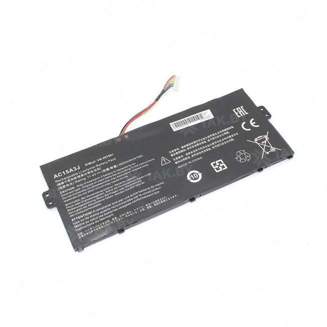 Аккумулятор для ноутбуков ACER C738T (Chromebook p/n:AC15A3J) 11.4 V 3.6 Ah арт. 087691 0