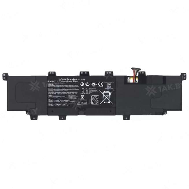 Аккумулятор для ноутбуков ASUS S300CA (VivoBook p/n:C31-X402) 11.1 V 4 Ah арт. 009813 0