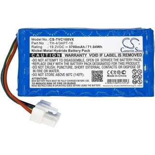 Аккумулятор для пылесосов TOSHIBA VC-J1X (VC Series p/n:CS-TVC100VX) 19.2 V 3.7 Ah арт. CS-TVC100VX