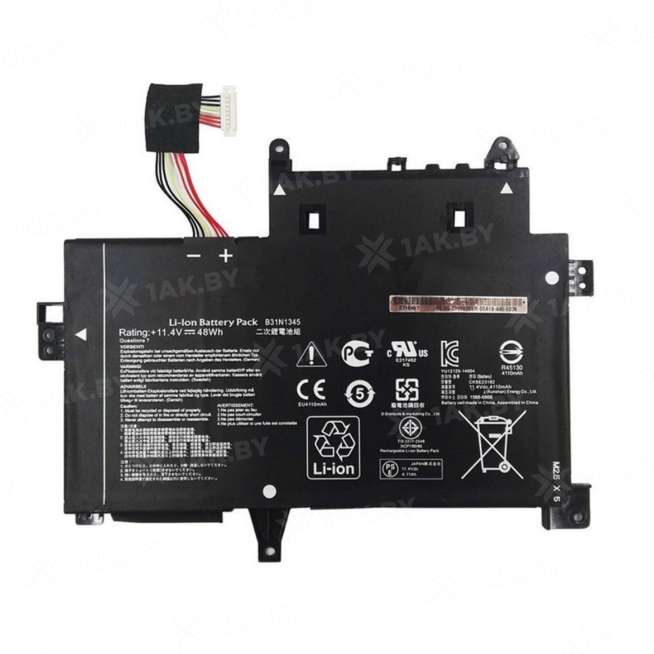 Аккумулятор для ноутбуков ASUS Book Flip TP500LA (Transformer p/n:B31N1345)  арт. NBB-00-00014543 0