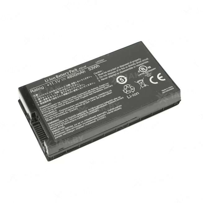 Аккумулятор для ноутбуков ASUS F50G (F Series p/n:A32-F80) 10.8-11.34 V 4.8 Ah арт. 002530 0