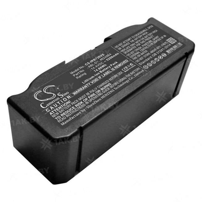 Аккумулятор для пылесосов IROBOT i7 (7158) (Roomba p/n:ABL-D1) 14.4 V 5.2 Ah арт. P103.00043 0