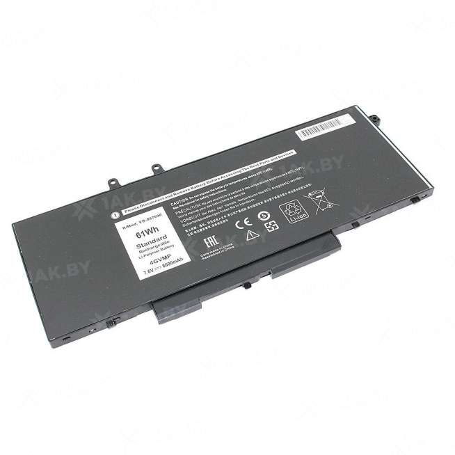Аккумулятор для ноутбуков DELL 5400 (Latitude 14 p/n:4GVMP) 7.6 V 8 Ah арт. 087690 0