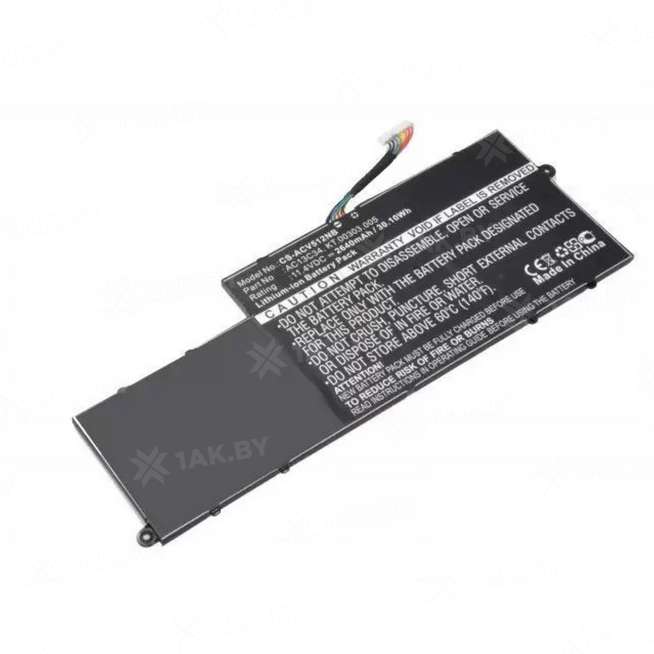 Аккумулятор для ноутбуков ACER E3-112-C1KV (Aspire p/n:AC13C34) 11.4 V 2.64 Ah арт. BT-037 0
