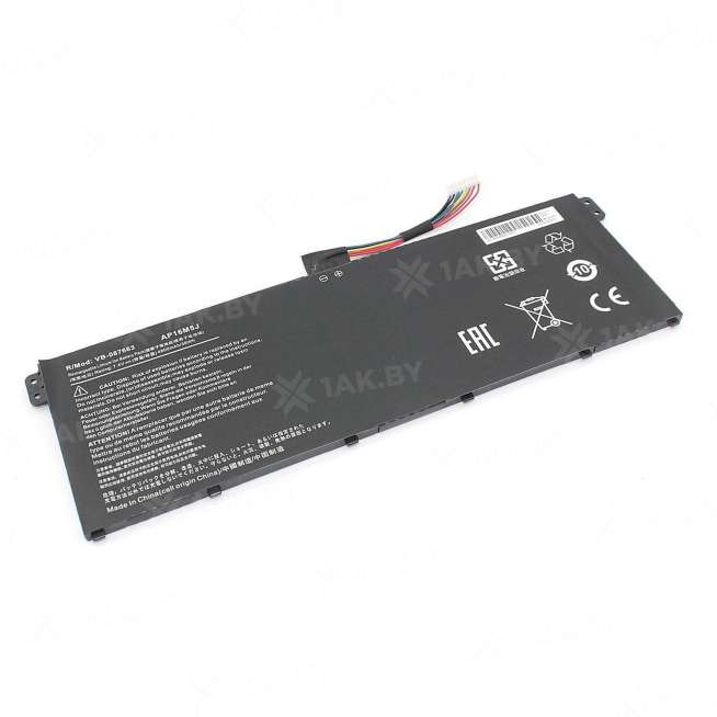 Аккумулятор для ноутбуков ACER 3 A315-21 (Aspire p/n:AP16M5J) 7.4 V 4.8 Ah арт. 087663 0