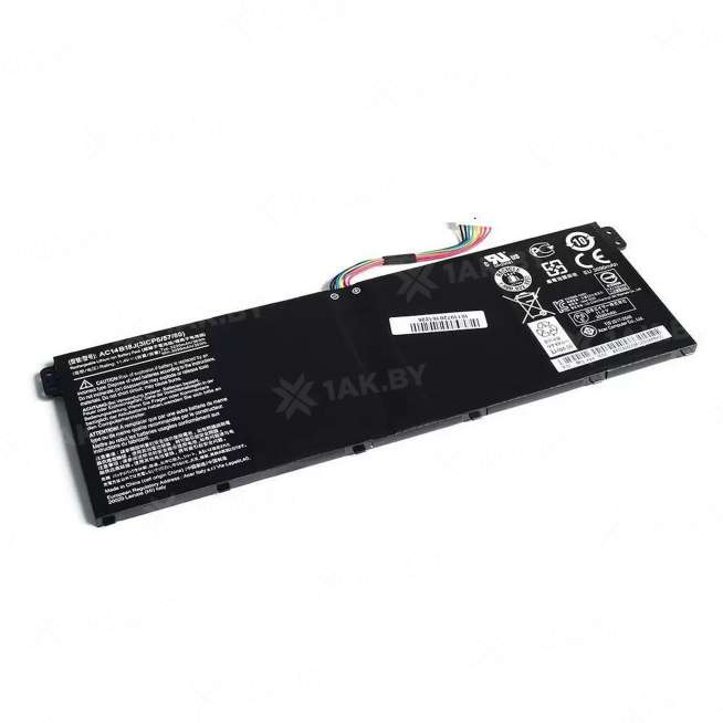 Аккумулятор для ноутбуков ACER E3-112 (Aspire p/n:AC14B18J) 11.4 V 3.22 Ah арт. TOP-101197 0