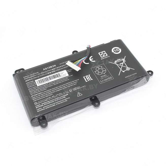 Аккумулятор для ноутбуков ACER 17 G9-791 (Predator p/n:AS15B3N) 14.8 V 4.4 Ah арт. 087678 0