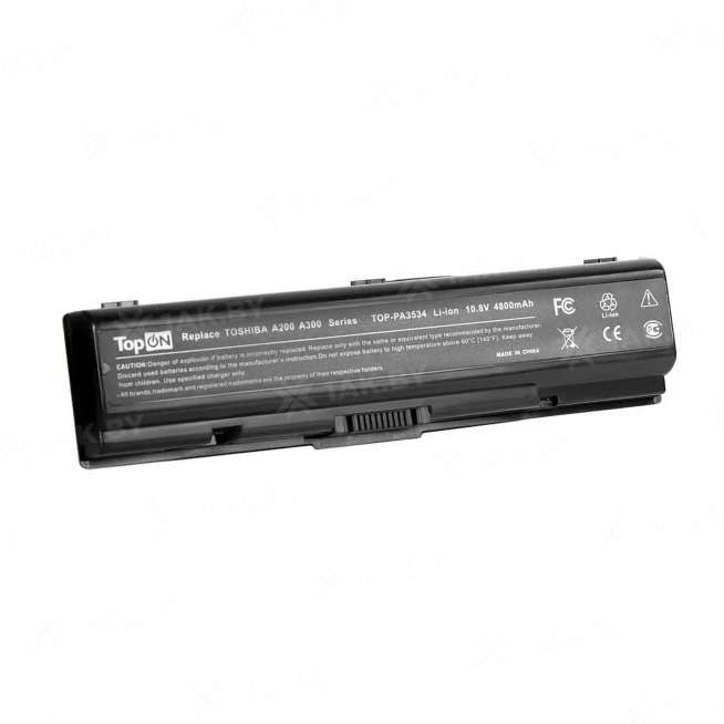 Аккумулятор для ноутбуков TOSHIBA ( p/n:) 10.8 V 4.4 Ah арт. TOP-70129 0